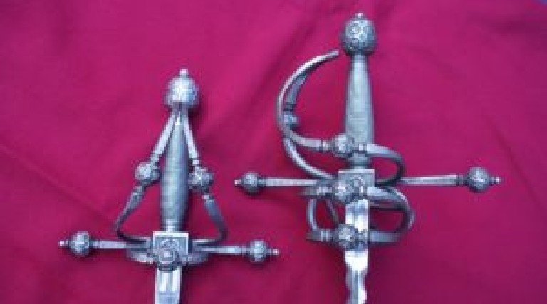 Rapier i sztylet XVII wiek.